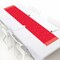 Big Dot of Happiness Red Confetti Stars - Petite Simple Party Paper Table Runner - 12 x 60 inches